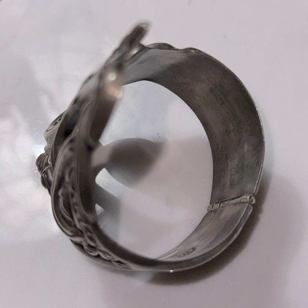 925 Mexico Clamper Bracelet - Picture 3 of 4